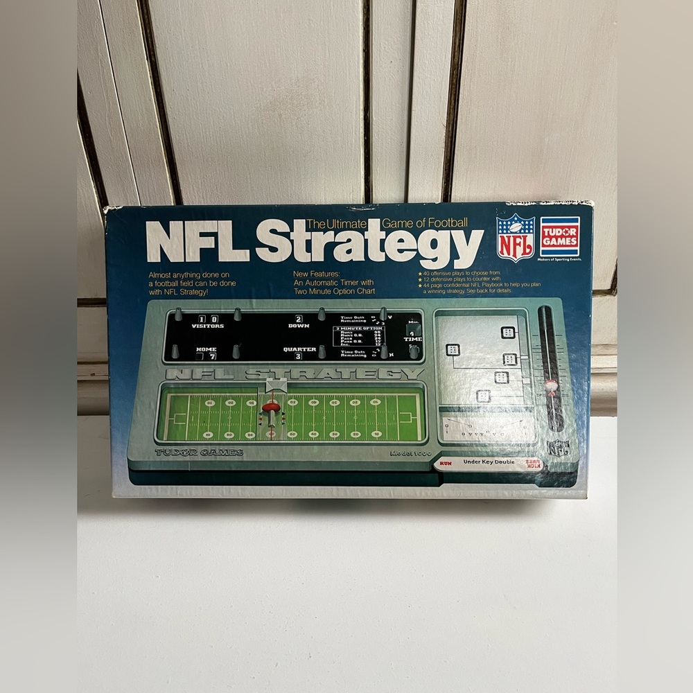 Vintage 1981 Tudor Games The Ultimate Game of Football NFL Strategy Incomplete